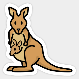 Kangaroo Sticker